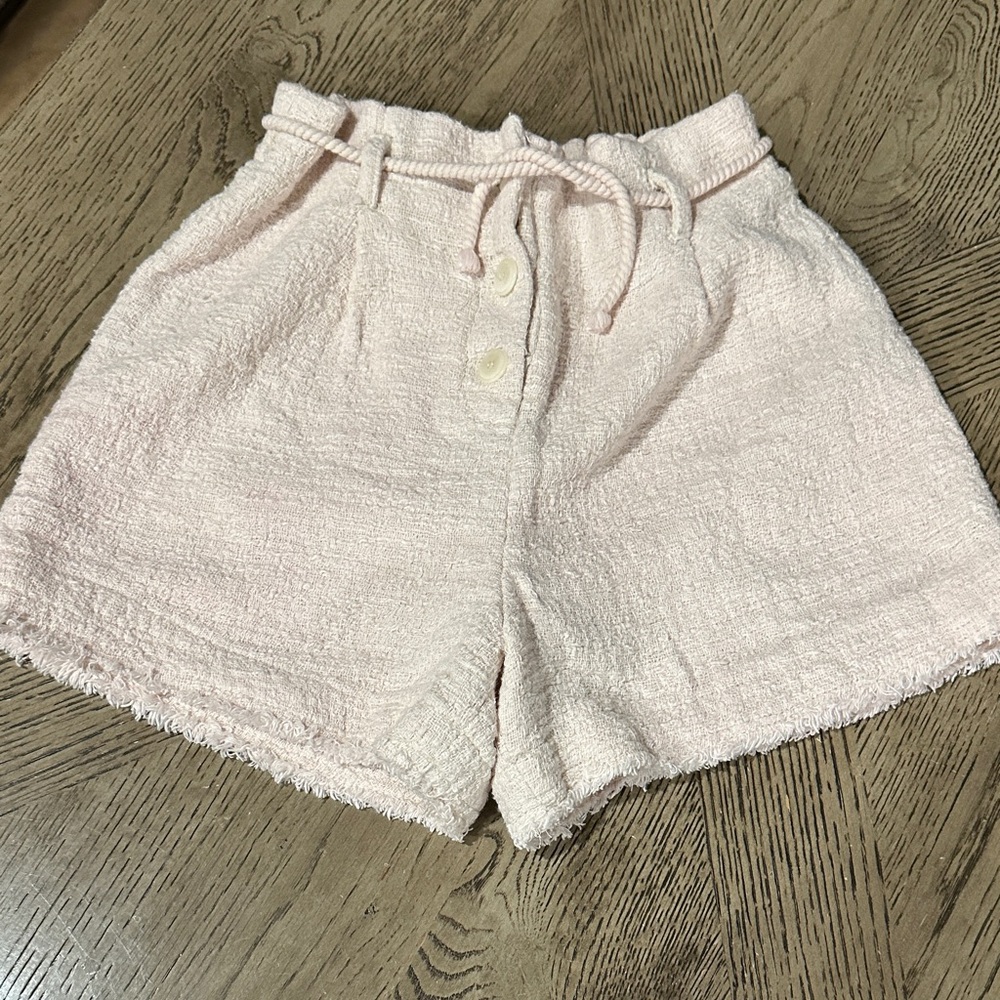Zara Kids Pink Terry Shorts